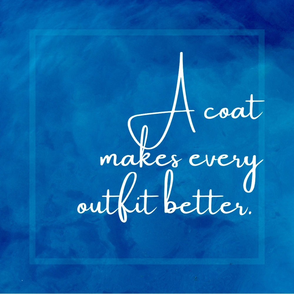 A coat…
